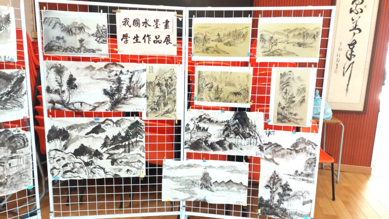 紮染及水墨畫學生作品展02